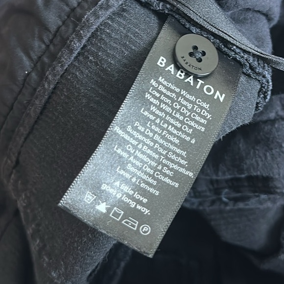 Babaton sof Black Corduroy Wide leg Trouser size 4 - Picture 5 of 6